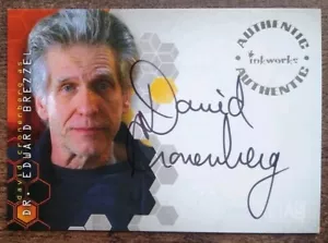 Inkworks 2004 Alias Season 3 Autograph Auto A21 DAVID CRONENBURG - Picture 1 of 2