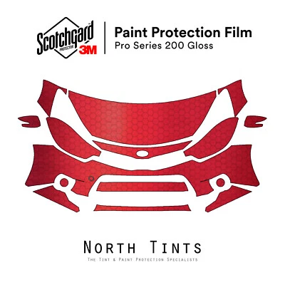 Sujetador transparente con película de pintura precortada serie 3M PRO PPF para kit KIA Forte Koup 2014-2016 Foto 1 de 4