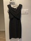 Cache brand black cocktail dress with matching jacket size 6