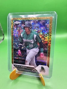 Topps Chrome Pro Debut Baseball 2023 Noelvi Marte Mini Diamond Refractor Gold... - Picture 1 of 2