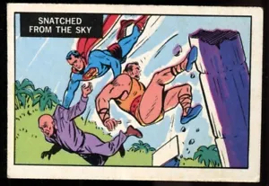 Trade Card, A&BC Chewing Gum, SUPERMAN IN THE JUNGLE, 1968,Snatched from Sky,#59 - Picture 1 of 2