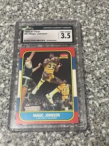 💥 1986-87 Fleer Magic Johnson #53 - Graded 3.5 VG+ CGC - Picture 1 of 1