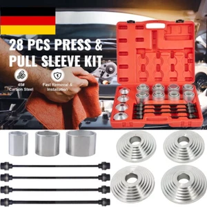 Druckhülsen Zughülsen Satz 28-Tlg Radlager Werkzeug Buchsen Druckhülsen Set - Bild 1 von 22