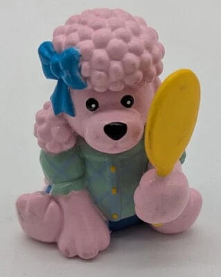 RARE Ganz Webkinz Pretty Pink Poodle Plastic Figure Loose No Code - Image 1 of 3