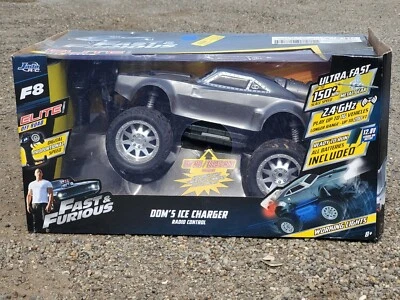 Jada Fast & Furious F8 Dom's Ice Charger Elite R/C Car 1:12 READ! Radio Control - Image 1 of 4