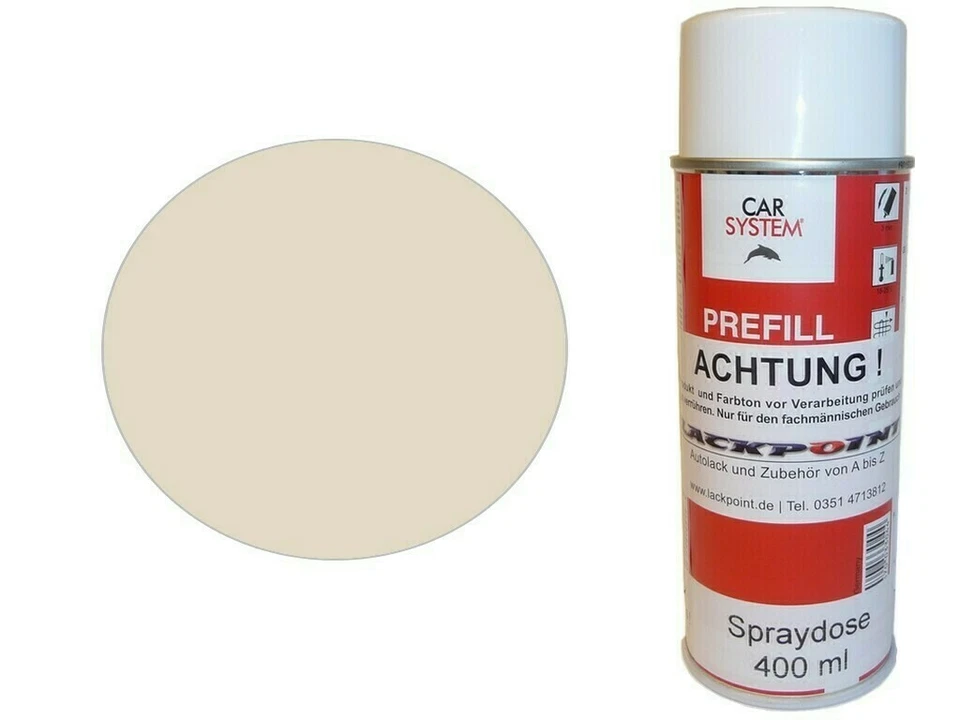 1 aerosol 400 ml 1K pintura de coche RDA Trabant Papyrus pintura de coche no necesita barniz transparente - Imagen 1 de 2