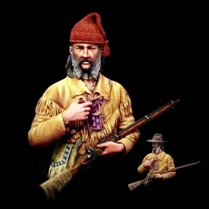 1/10 BUST Resin Model Kit Mountain Shooter Wild West Unpainted - Picture 1 of 1