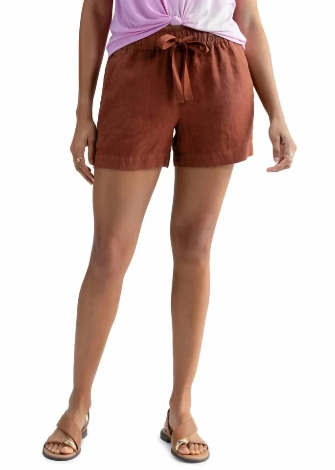 Sanctuary Always Linen Short Rich Clay - Image 1 of 1