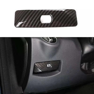 Console Multimedia For Benz C~Class 2008~14 Emergency Button Cover Carbon Fiber - Image 1 of 4