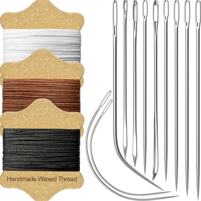 VONEEDL Upholstery Repair Kit Waxed Sewing Thread 3 Colors  Heavy Duty - Image 1 of 4