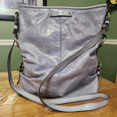 Bandolera Ajustable Francesco Biasia Azul Premium Cuero Italiano  Foto 1 de 4