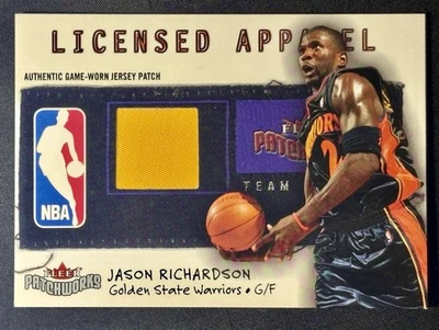2003-04 Fleer Patchworks Licensed Apparel Patch Jason Richardson 62/150 LA-JR - Image 1 of 3
