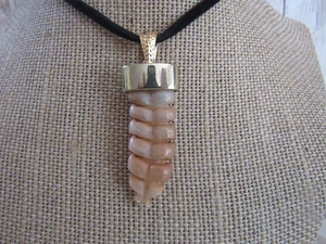 Rattlesnake Rattle Pendant Snake Necklace Spirit Animal Bone Jewelry Boho N6064 - Picture 1 of 5