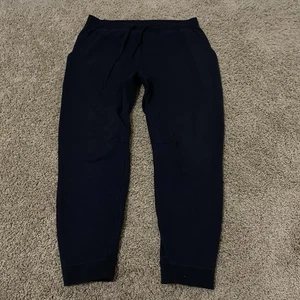 Mens XL Lululemon City Sweat Jogger Black Sweatpants Workout Gym M5AJTS - Picture 1 of 6