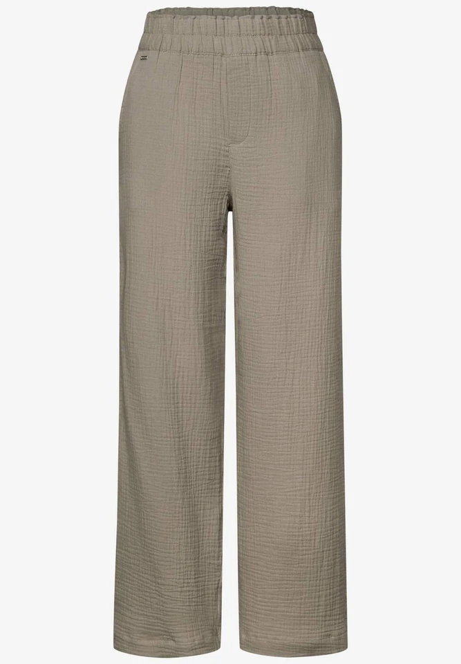 Street One Musseline Wide Legging Beige - Taglia 36 Abbigliamento Donna - Imagen 1 de 2