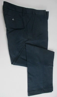 LANDS END Classic Navy School Uniform Plain Chino Pants Womens 16 NEW - Image 1 of 4