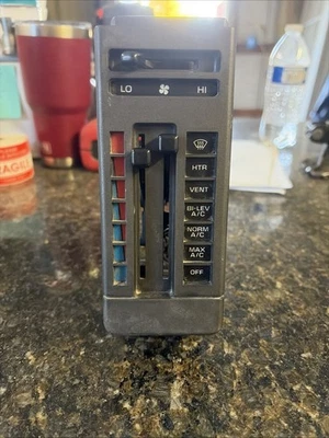 88-94 雪佛兰 GMC Blazer S10 S15 空调加热器控制黑色 BEZEL Sonoma 89 90 91 92 — 第 1/4 张图片