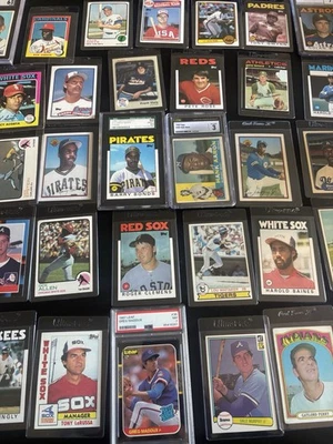 1960 Topps Hank Aaron GOAT HOF rookie RC Lot(35) Willie Mays RYAN PSA/SGC NM-MT - Image 1 of 4