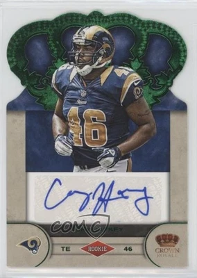 2012 Crown Royale Rookie Signatures Green /49 Cory Harkey #18 Auto RC - Image 1 of 2