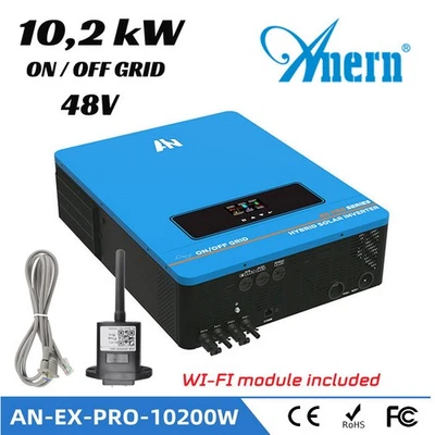 MARKENLOS HIBRID SOLAR INVERTER ANERN LX PRO 10,2 kW, 48V