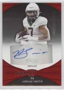 2022 Sage Aspire Red Abram Smith #ASP-AS Rookie Auto RC - Picture 1 of 4