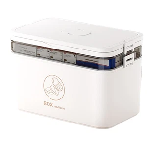 Home Medicine Box Caja de Emergencias Portátil Multifunción B B W4X73615 - Imagen 1 de 7