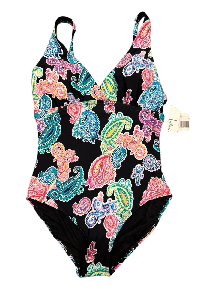 Leilani L720390 Poolside Paisley Kauai 1-Piece Swimsuit for Ladies Size 16