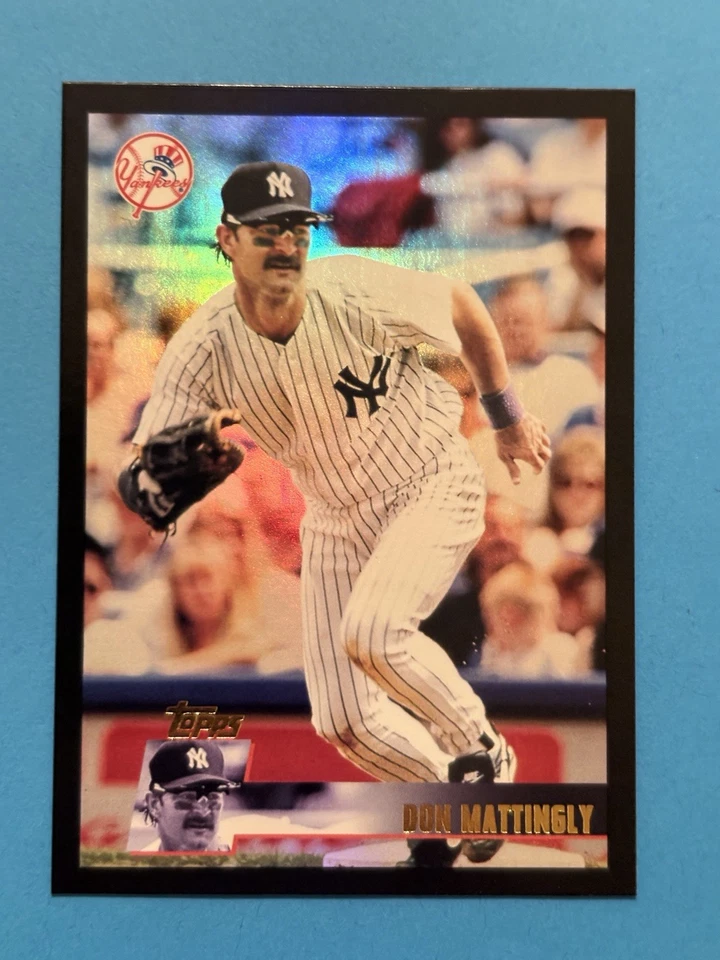 Don Mattingly (Black Foil SP) (Diseño 1996) 2025 Topps Archives #129 NY YANKEES Foto 1 de 2