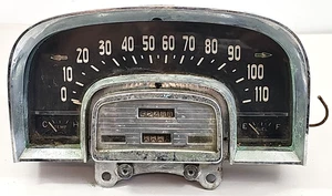 Cuadro de instrumentos medidor velocímetro tablero Cadillac años 50 (53?) Tal cual ~ sin probar - Imagen 1 de 18