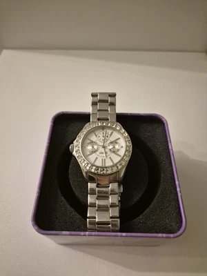 Esprit Damenuhr silberfarbig + Fossilbox - Bild 1 von 4