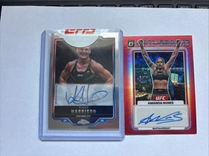 2025 Topps Chrome Kayla Harrison Auto Sealed Amanda Nunes Red Prizm Auto /199 - Bild 1 von 4