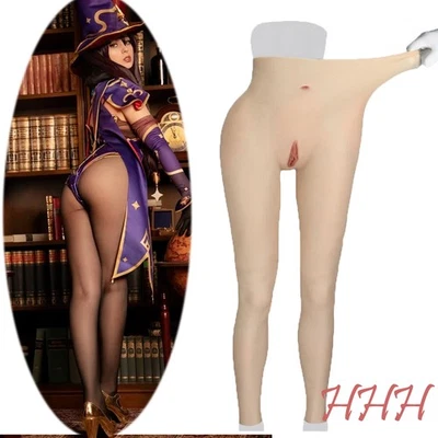 DE Silicone Crossdresser Fake Vagina Panties Hip Shaping Pants Transgenders  - Bild 1 von 4