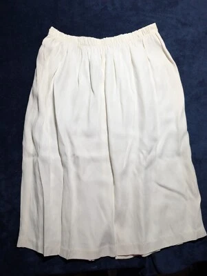 Falda De Colección Hecha en Estados Unidos Blanca Bajo Falda 14 Foto 1 de 4