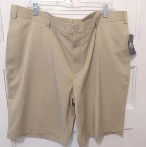 Nwts Slazenger Men's Size 42 Stone Color Flat Front Golf Shorts - Picture 1 of 11