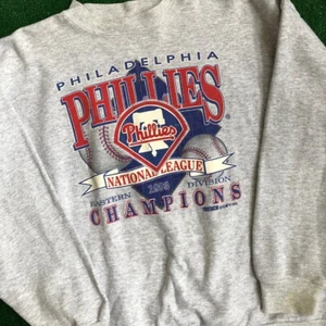 90s Philadelphia Phillies Baseball Unisex Graphic Reprint Sweatshirt vtg NH5014 - Picture 1 of 3