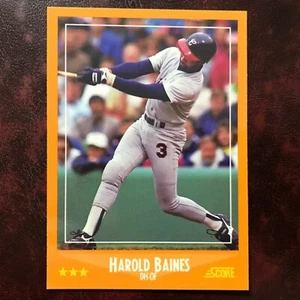 1988 Score GLOSSY Set HAROLD BAINES #590 CHICAGO WHITE SOX ** MINT ** HIGH GRADE - Bild 1 von 1