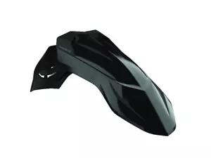 Guardabarros delantero universal Polisport supermoto protector de barro negro motocross enduro - Imagen 1 de 1