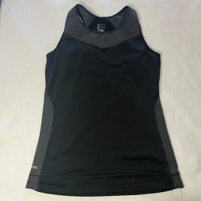 Burton Women's Stretchy Sleeveless Racerback Tank Top Dry Ride Gray Large Foto 1 de 4