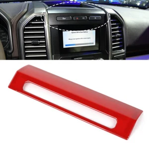 Interruptor de luz de emergencia embellecedor cubierta bisel marco interior para F150 2015-2019 rojo - Imagen 1 de 8
