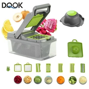 Vegetable Cutter Multifunctional Slicer Fruit Potato Peeler Carrot Grater Kitche - Picture 1 of 6