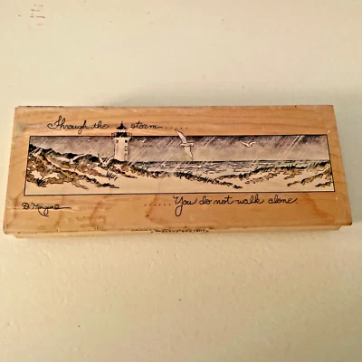 Estampillas de goma Happen, Inc. - #80219 a través de la tormenta - Firmado por D. Morgan Foto 1 de 4