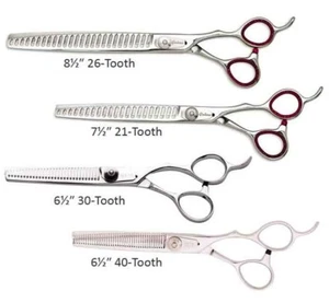 Professional Dog Grooming Shears Blending & Shaping Scissors Choose Size or Set - Picture 1 of 12
