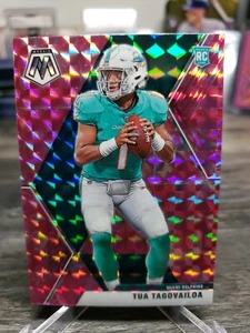 2020 Panini Mosaic TUA TAGOVAILOA Pink Camo Rookie Prizm #203 Miami Dolphins RC - Picture 1 of 2