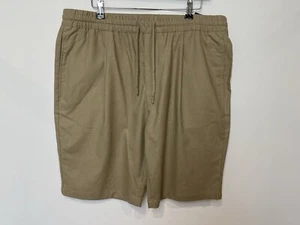 Moncrief Mens Beige Linen Mix Shorts Size 38 BNWT Drawstring RRP £130 - Picture 1 of 13