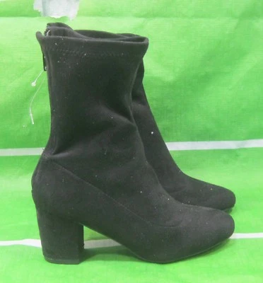 new ladies Black 3"Block Heel  round toe  Ankle Boots WOMEN Size 6.5 - Image 1 of 4