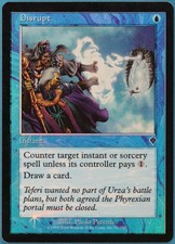 Disrupt FOIL Invasion PLD Blue Uncommon MAGIC MTG CARD (ID# 240287) ABUGames