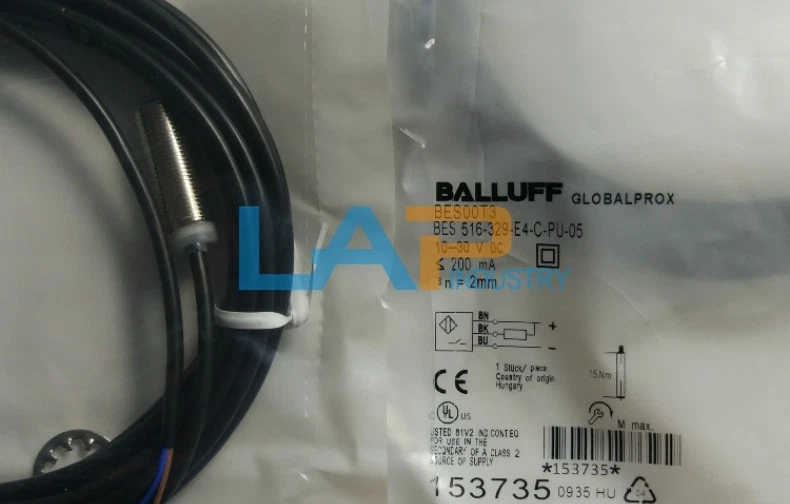 1PC NEW For BALLUFF Proximity Switch BES 516-329-E4-C-PU-05 #LMJ - Image 1 of 1