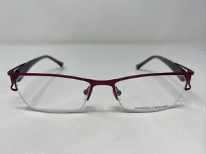 Prodesign Denmark Japan 5149 C.4321 52-16-135 Burgundy  Eyeglasses Frame -828 - Picture 1 of 8