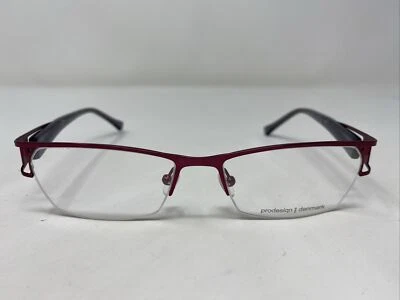 Prodesign Denmark Japan 5149 C.4321 52-16-135 Burgundy  Eyeglasses Frame -828 - Image 1 of 4