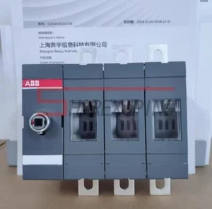 One new ABB OT160GT03P switch disconnector 3P 160A - Picture 1 of 5